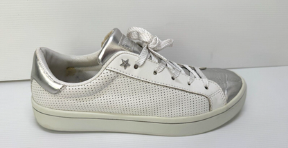 Skechers Hi-Lite - Silver/White Leather Sneaker