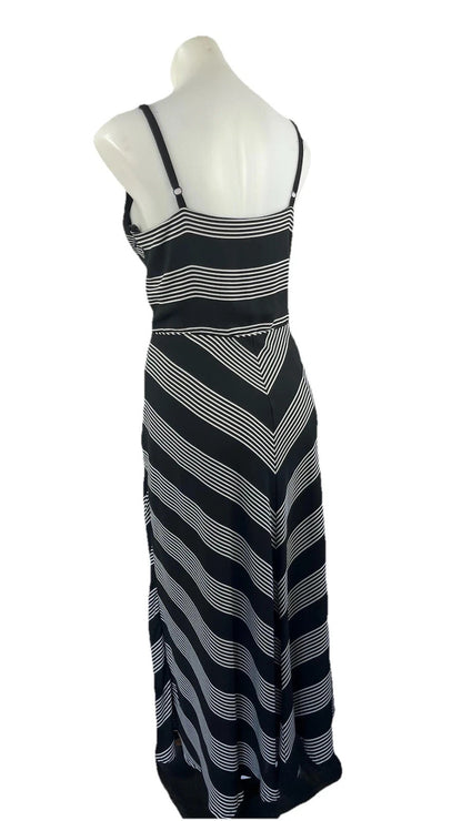 City Chic Stripe Maxi Dress Black/White Plus Size XL 22 New RRP $159 as New