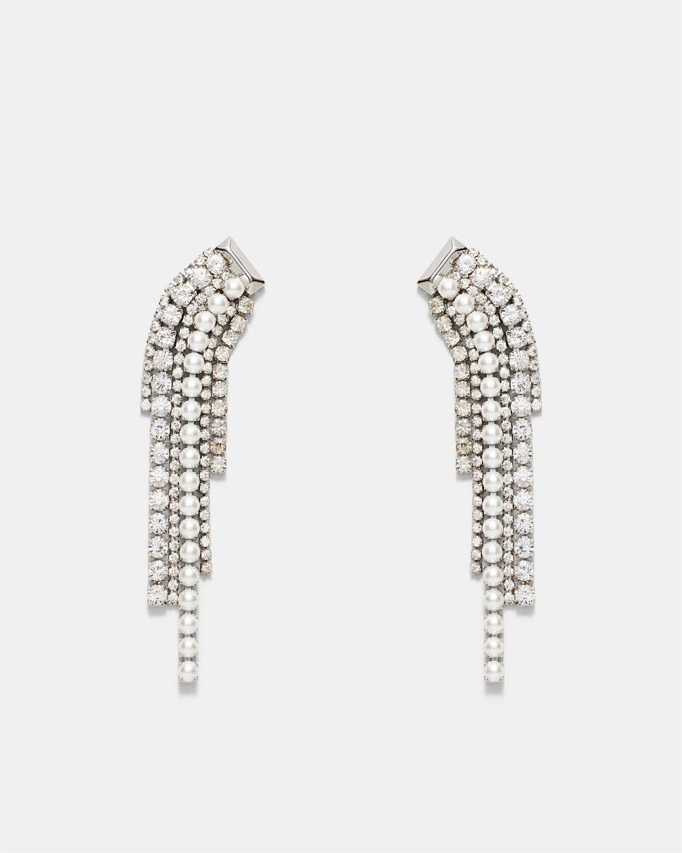 Mimco Cue The Lights Earrings Silver Genuine New RRP$99