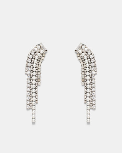 Mimco Cue The Lights Earrings Silver Genuine New RRP$99