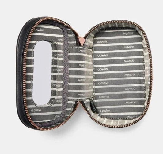 MIMCO Hendrix Bag Grab Bag, Cosmetic in Black Leather Genuine ❤️RRP $149.95❤️