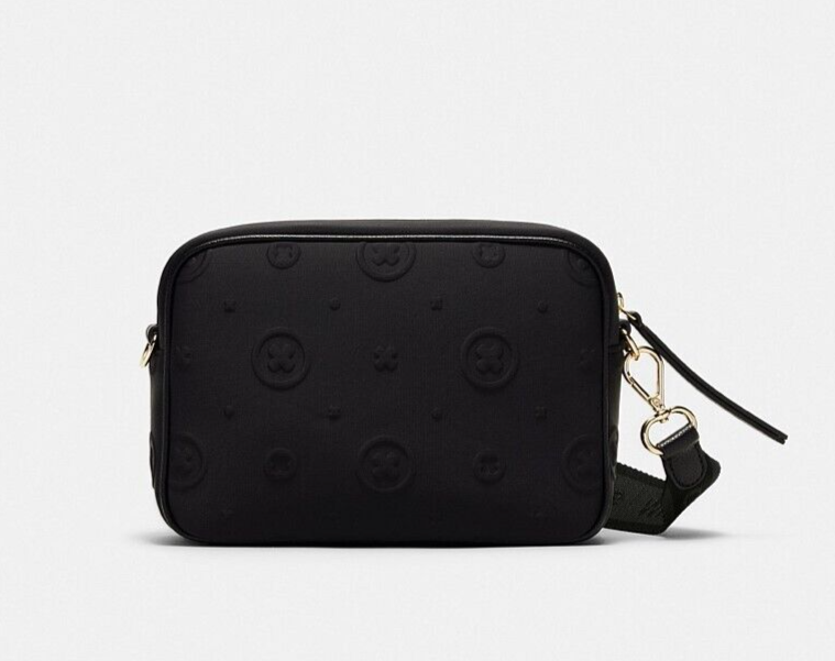 Mimco Flashback Black Camera Cross Body Bag Neoprene Genuine New RRP $199