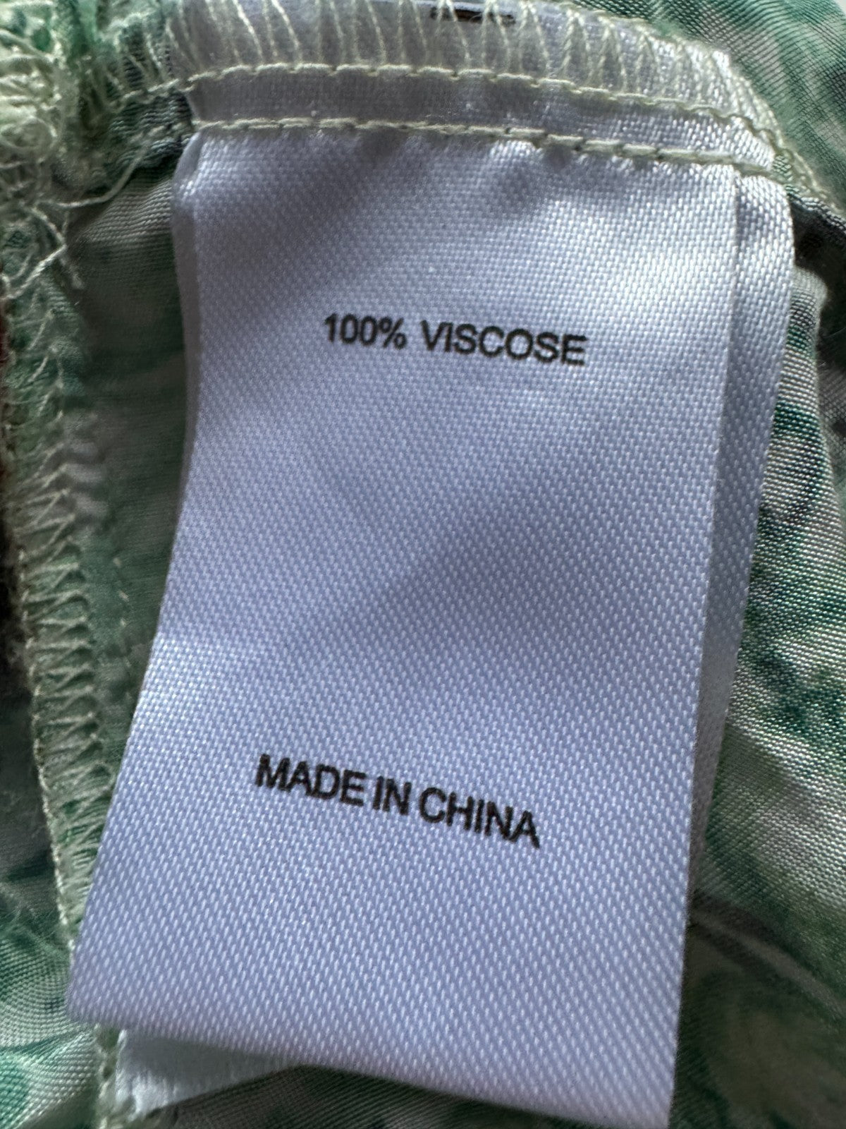 Taking Shape Sparkle Tile Tunic Dress Plus Size 12 Green Viscose Tiered Boho