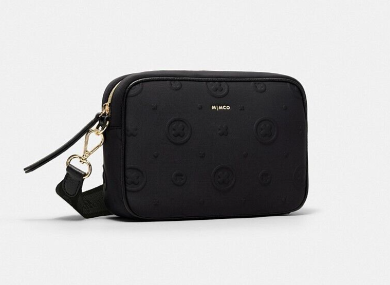 Mimco Flashback Black Camera Cross Body Bag Neoprene Genuine New RRP $199