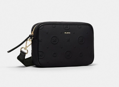 Mimco Flashback Black Camera Cross Body Bag Neoprene Genuine New RRP $199