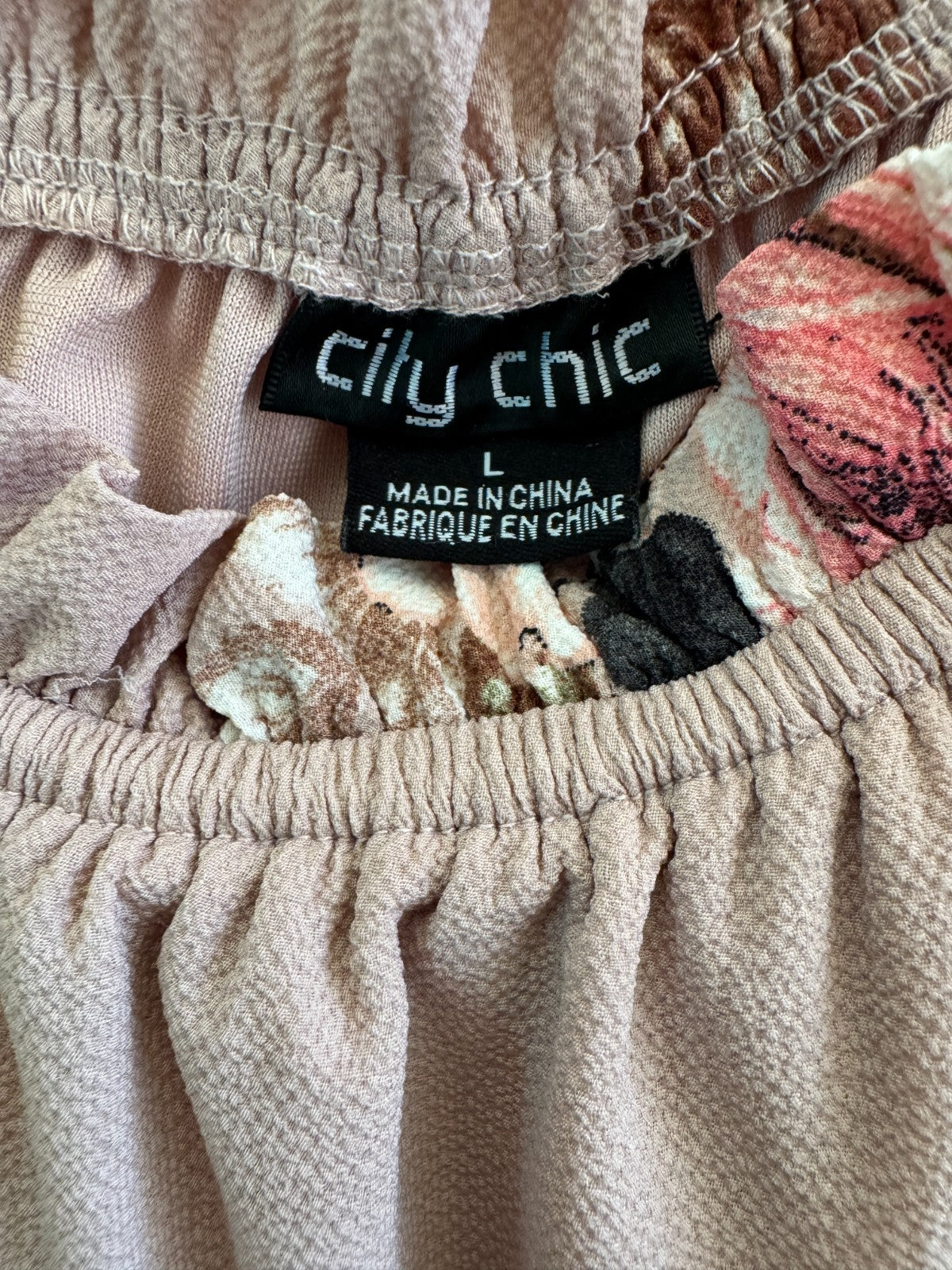 City Chic Rose Play Maxi Dress Plus Size Large/20 As New, worn once RRP $150