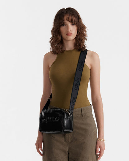 Mimco Women's Explore Crossbody Medium Bag - Black Genuine New