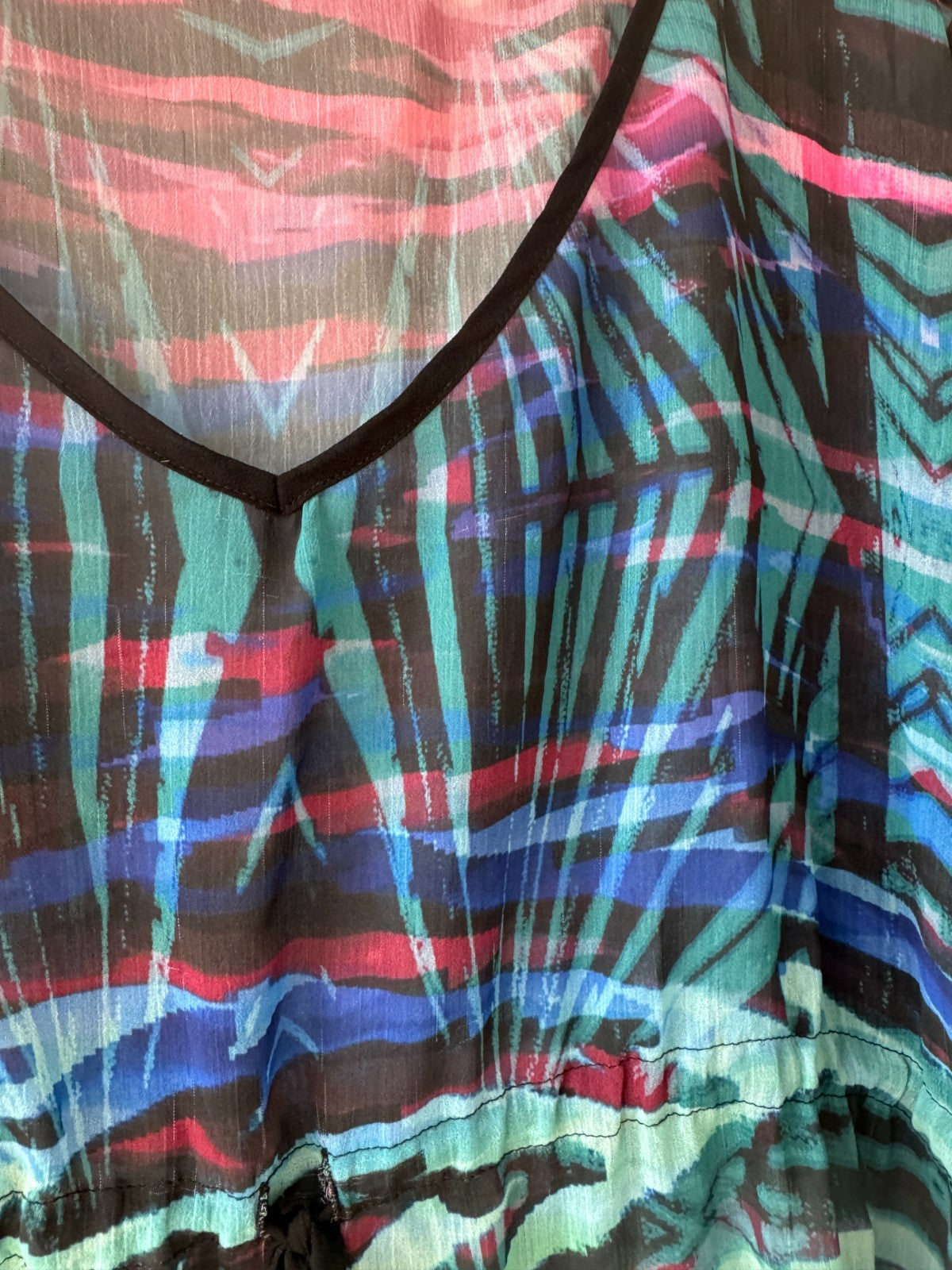 City Chic Sheer Chiffon Kaftan Beach Cover Plus Size M 18 ⭐RRP $89⭐ As New