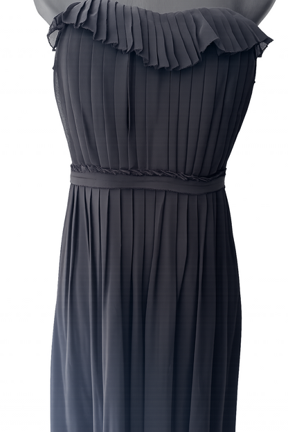 Country Road Black Pure Silk Strapless Cocktail Dress – Size 14 – 🖤 Elegant 🖤