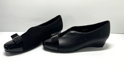 I Love Billy Black  loafers Slip On Shoes Bow detail quirky size  39(8.5) unique