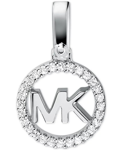 Michael Kors MK Sterling Silver & Zirconia Necklace New RRP $295 Genuine