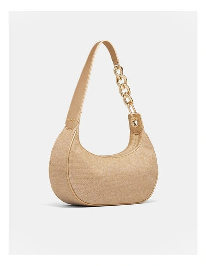 MIMCO Metropolis Gold Shoulder Bag & Pouch Brand New Genuine RRP $200