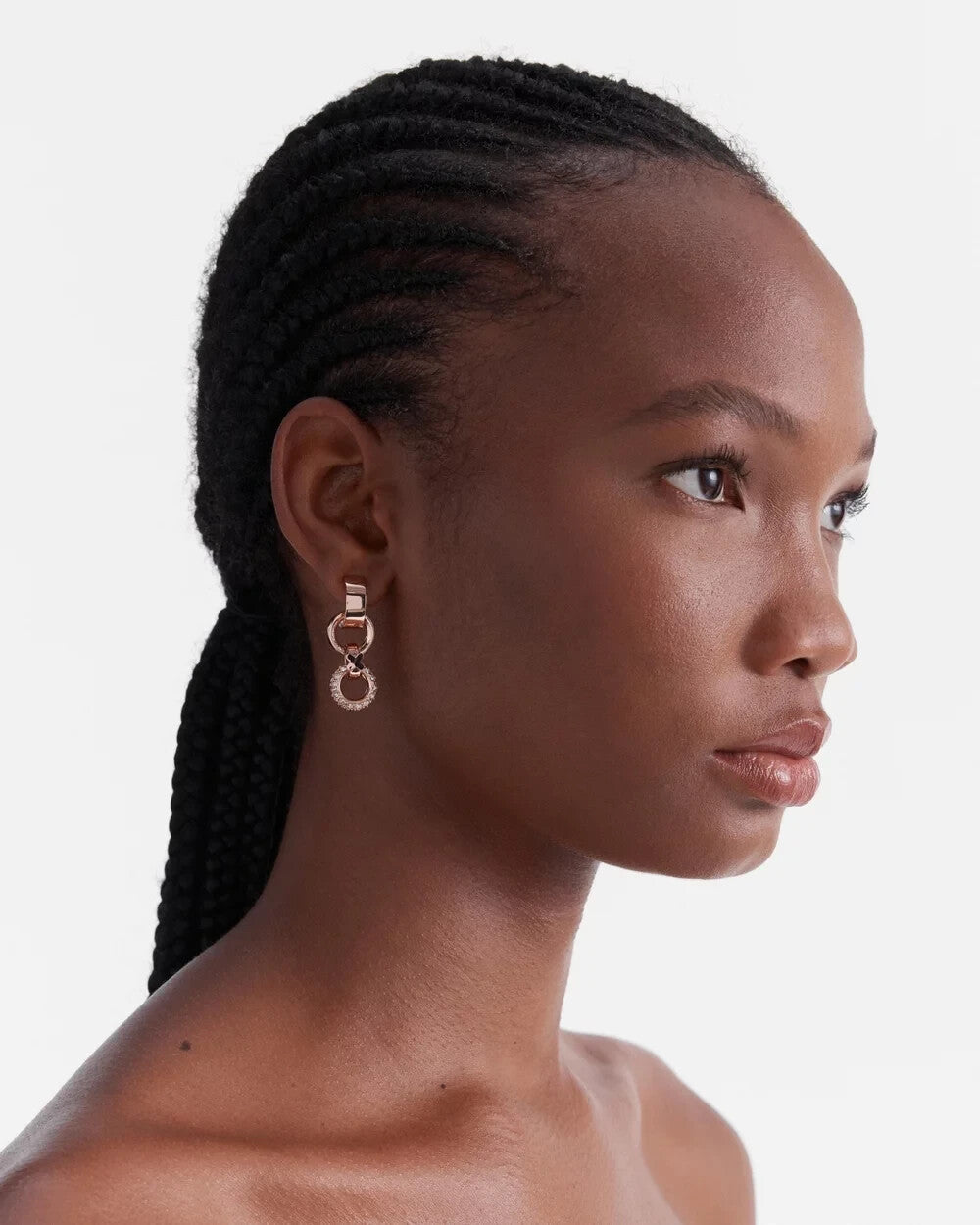 Mimco Mim Dream Earrings set in Rose Gold RRP $129  New Rose Gold + Dust Bag