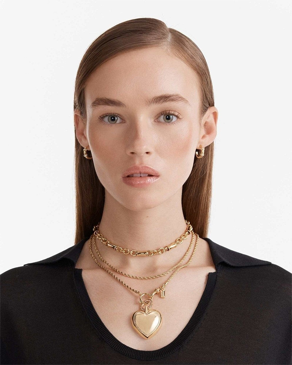 Mimco Obsessed Heart Necklace Multi wear New with Tags RRP $150 ❤️ Stunning ❤️