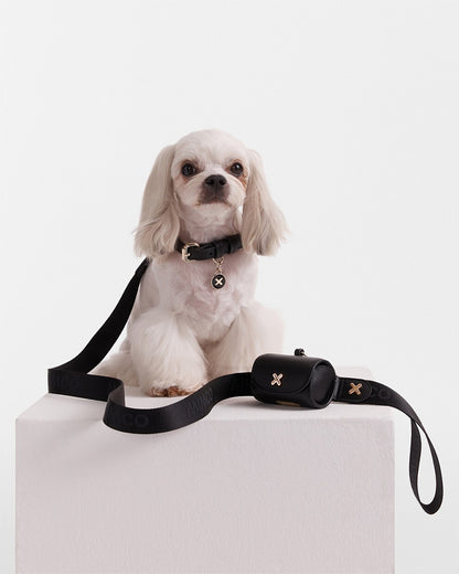 Mimco Pooch Dog Bag Black Leather Genuine New RRP $89.95