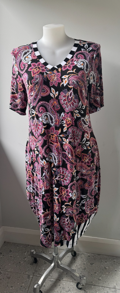 Taking Shape Natural Coco Dress in Paisley Print Plus Size 16 🖤RRP $130🖤