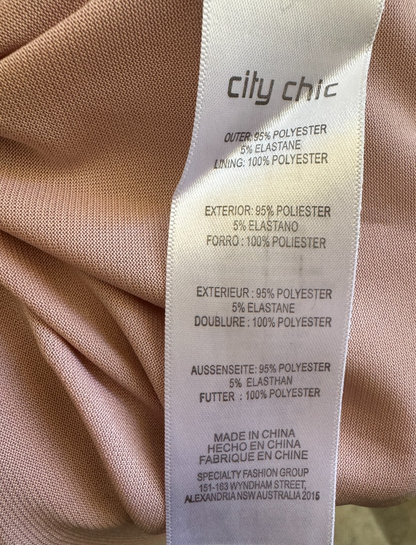 City Chic Rose Play Maxi Dress Plus Size Large/20 As New, worn once RRP $150