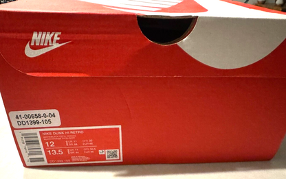 Nike Dunk High Black White Size 12 New with Box RRP $170 *'80s Basketball Icon*