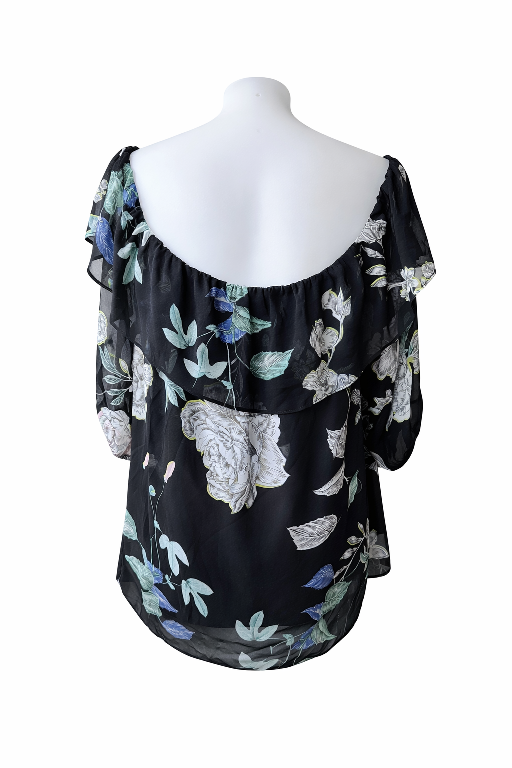 City Chic Ladies Peony short Sleeve Top Plus Size XXL 24 RRP $120 🖤 Stunning 🖤