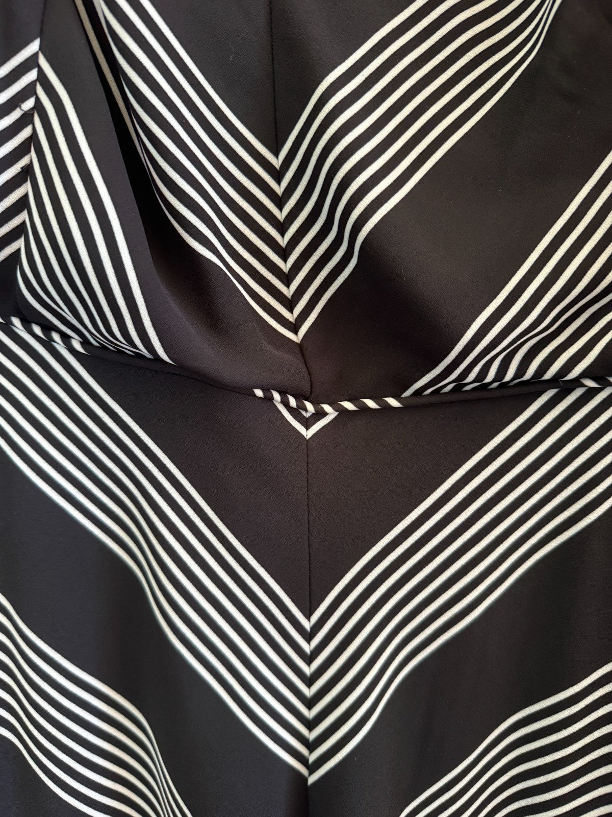 City Chic Stripe Maxi Dress Black/White Plus Size XL 22 New RRP $159 as New