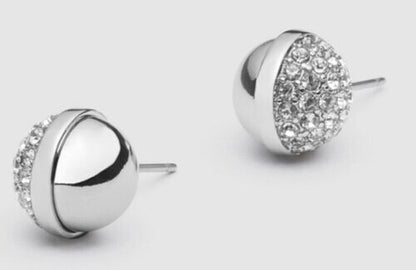 MIMCO CARNABY Earrings Studs In SILVER RRP $69.95 New + Genuine + MIMCO Dust Bag