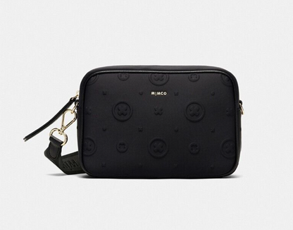 Mimco Flashback Black Camera Cross Body Bag Neoprene Genuine New RRP $199