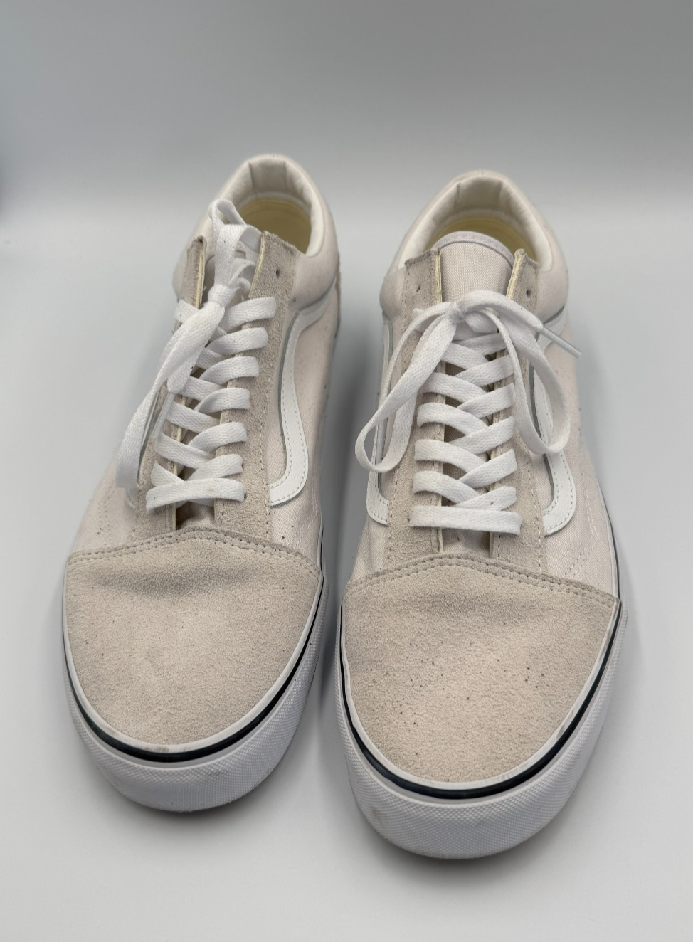 Vans Old Skool Low Top Grey Lace Up Shoes Worn Once as New  RRP $130 - US14 RARE