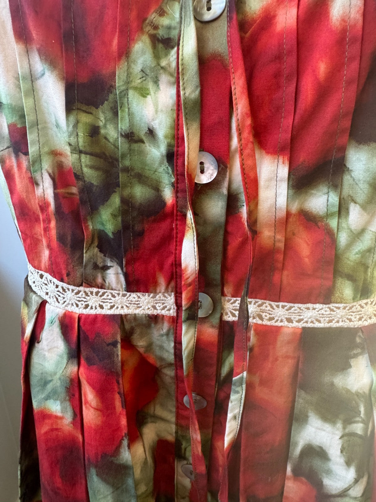 City Chic Avie Dress Floral Rose Print Puff Sleeve Dress Plus Size L 20 as New