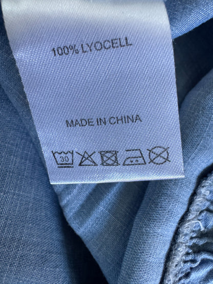 Taking Shape Virtuelle Lyocell Shirt – Plus Size 14 Cold Shoulder Sequin Detail