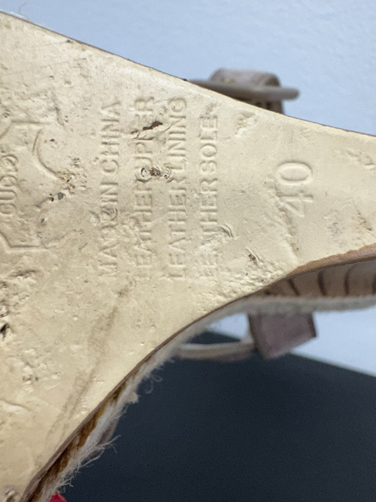MIMCO All Leather Flatform Wedge Heels Sandals - Tan - EU 40 / AU 9 As New