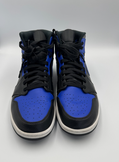 Nike Size 13 Air Jordan 1 Mid Hyper Royal sneakers As new, worn once🌟RARE RETRO
