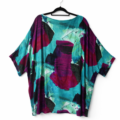 🌿 Taking Shape Top Plus Size M (18–20) Fully Lined Polyester – Elegant & Flowy