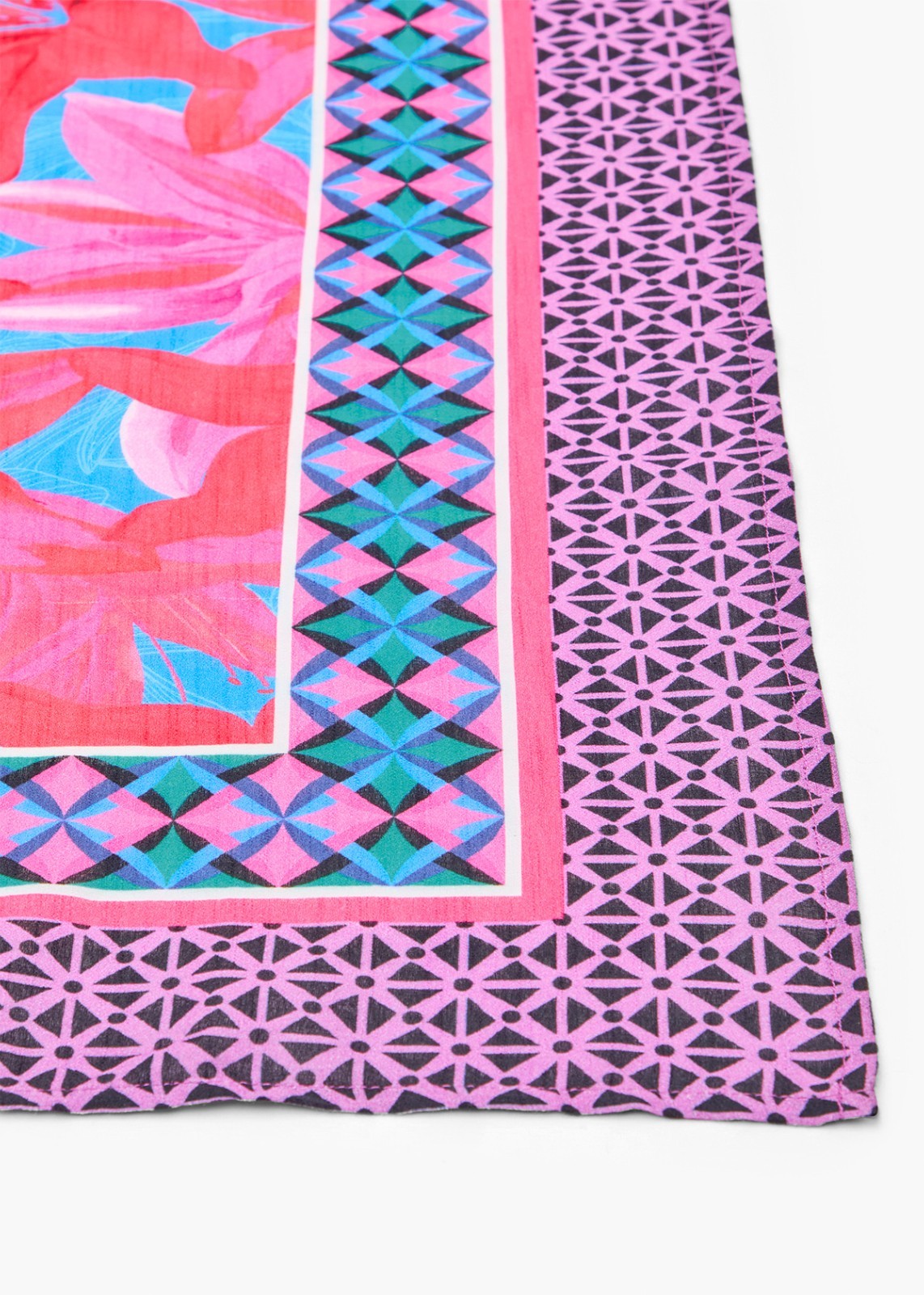 Taking Shape Long Printed Poncho Plus Size 14-18 Bright & Cool for Summer RRP$90