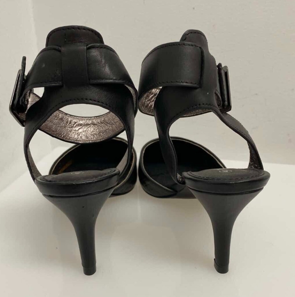 Taking Shape Serena Pointed Toe Black Leather Stiletto. New RRP $169.95