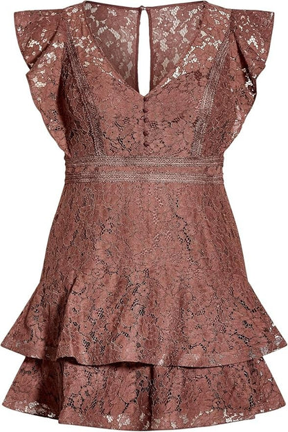 CITY CHIC Sienna Dress in Mocha Brown Plus Size XL/22 NWT [RRP $159.95]