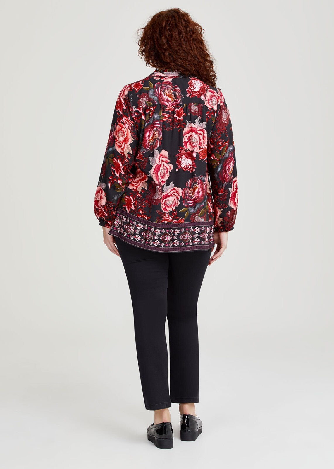 TS Taking Shape Natural Blush Floral Top Plus Size 14 Stunning New RRP $140