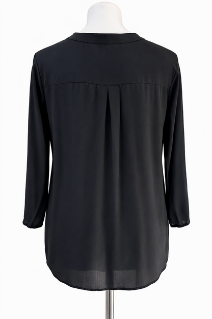 My Size Easy Wear Top Plus size L 22  Black Long Sleeve Top New RRP $99