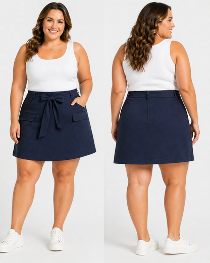 💙 Autograph Ocean Breeze Pocket Skirt – Dark Navy Plus Size 20 NWT RRP $85 💙