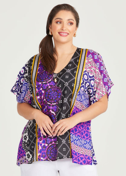 Taking Shape Natural Arlo Top Plus Size 22 New RRP $149 New *Stunning*