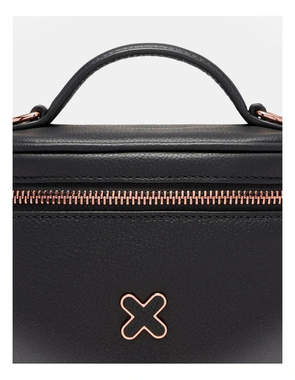 MIMCO Hendrix Bag Grab Bag, Cosmetic in Black Leather Genuine ❤️RRP $149.95❤️