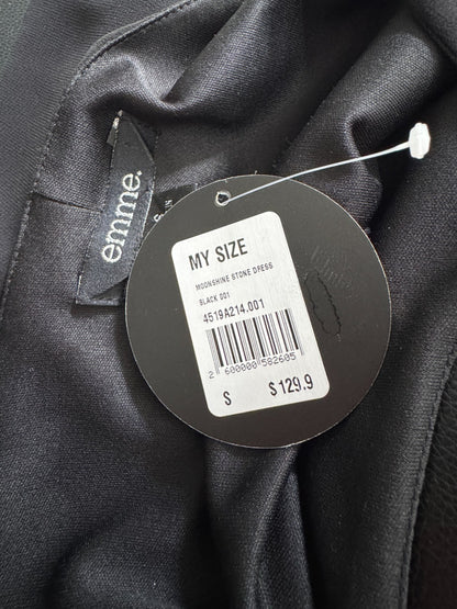 MySize Black Beaded Dress – Plus Size Evening Cocktail Plus Size S 16 RRP $130