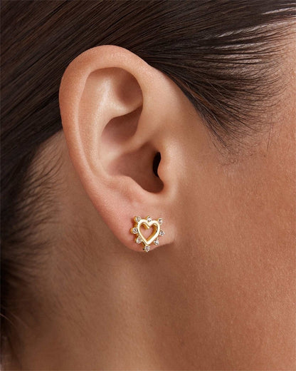 Mimco Cupid Duo Earrings Set  🖤 Gold 🖤 New with Tags and Dust Bag RRP $90