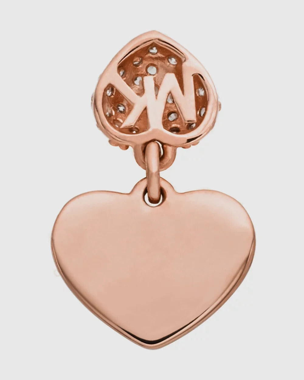 Michael Kors MK Heart Love Rose Gold Plated Silver Bracelet New RRP $245 Genuine