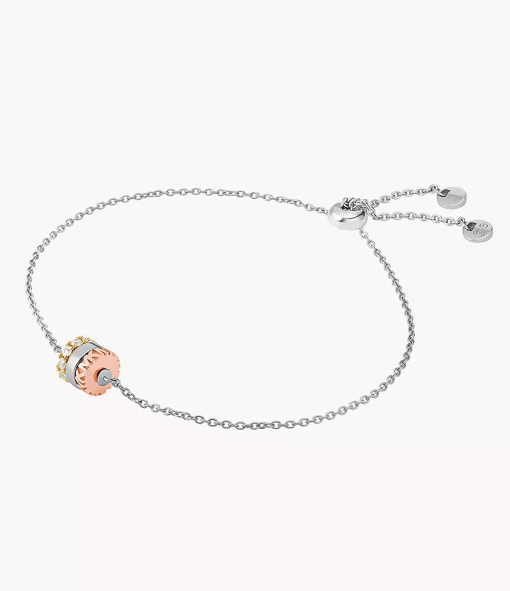 Michael Kors MK Multicolour Rondelle Design Silver Bracelet Genuine New RRP$265