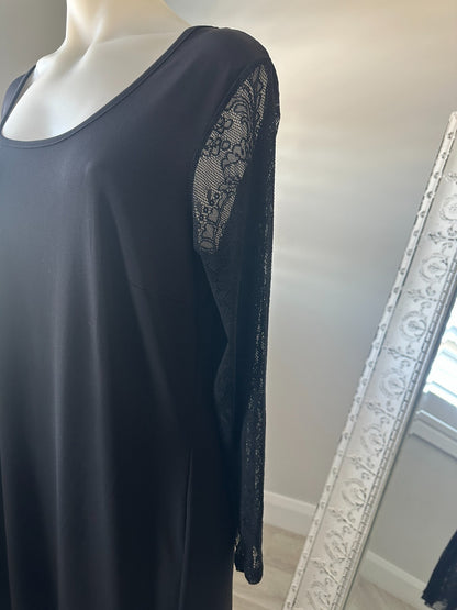 Taking Shape Black Rumble Dress Size Plus XS (14-16) New with Tag RRP $80