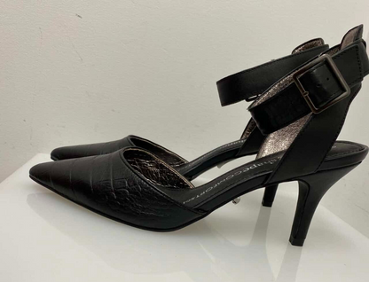 Taking Shape Serena Pointed Toe Black Leather Stiletto. New RRP $169.95