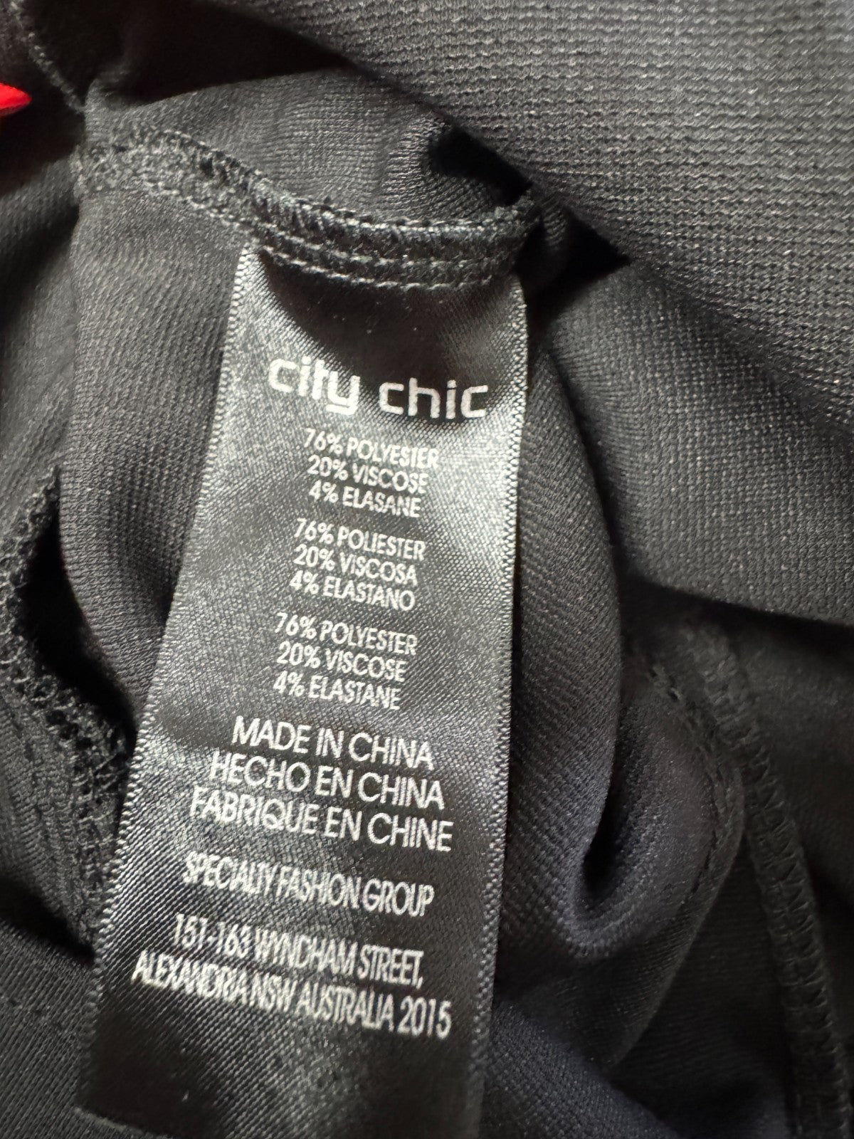 City Chic Peplum Cropped Blazer Black Plus Size L 20 New RRP $100