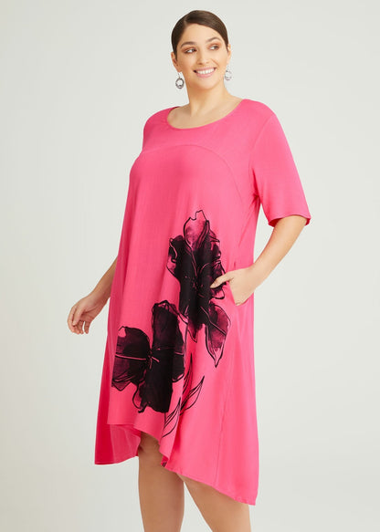 Taking Shape Natural Wild Flower Mia Dress Plus Size 12 Brand New RRP $149