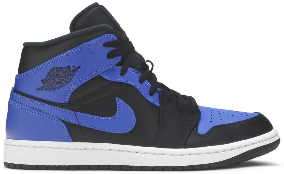 Nike Size 13 Air Jordan 1 Mid Hyper Royal sneakers As new, worn once🌟RARE RETRO
