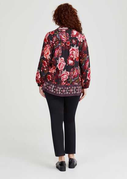 TS Taking Shape Natural Blush Floral Top Plus Size 22 Stunning New RRP $140